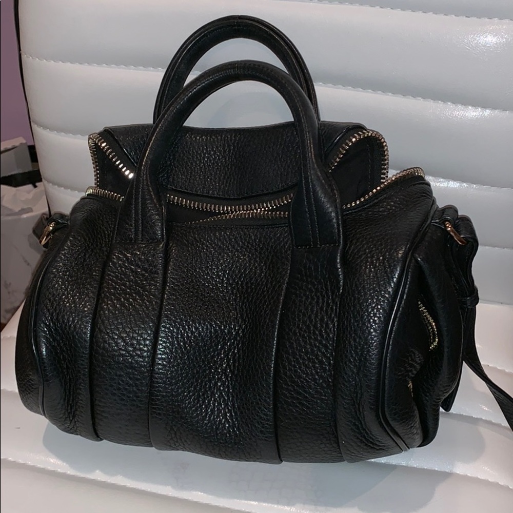 Medium size gold hardware rocky bag
